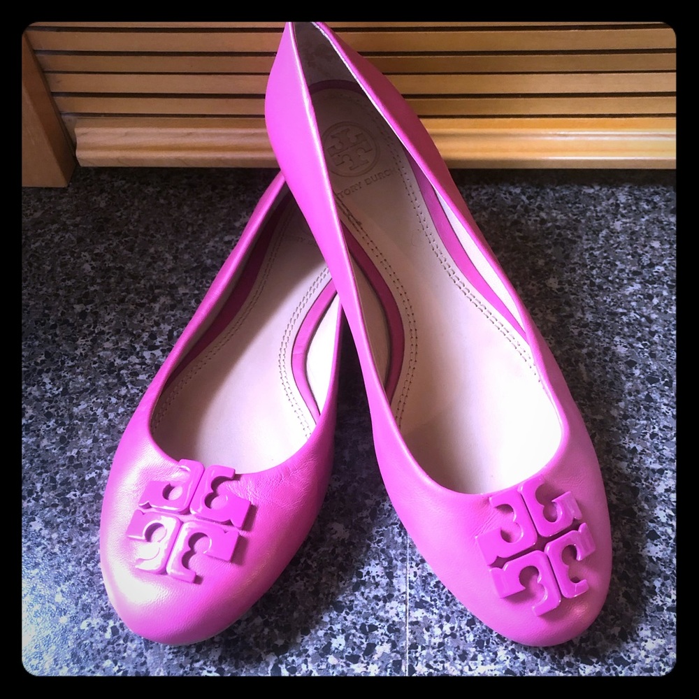 Like NEW Tory Burch Lowell 2 Ballerina Flat Sz 6.5